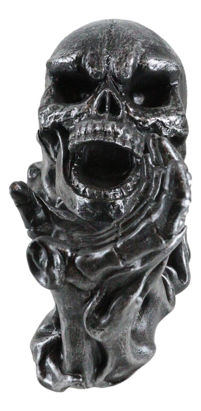 Dead Rising Skull Hell's Booze Ghost Rider Flame Skeleton Wine Holder Figurine
