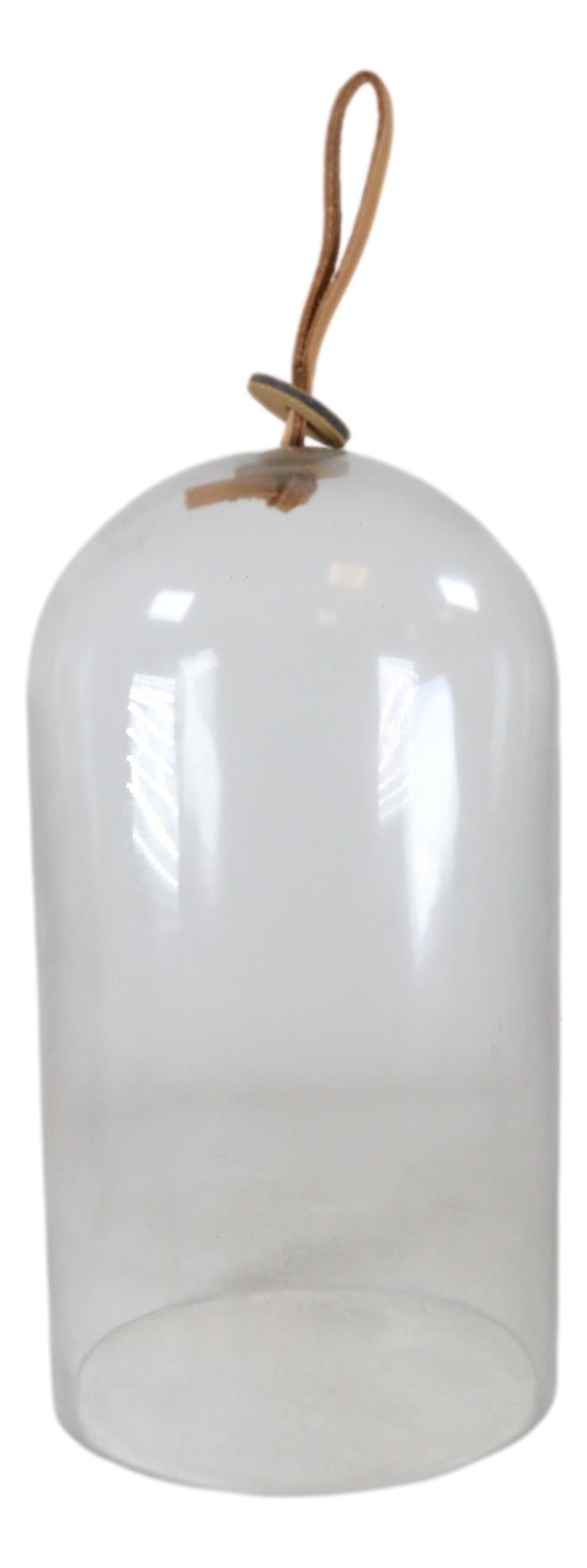 Decorative Clear Glass Apothecary Cloche Bell Jar Centerpiece Dome With Handle