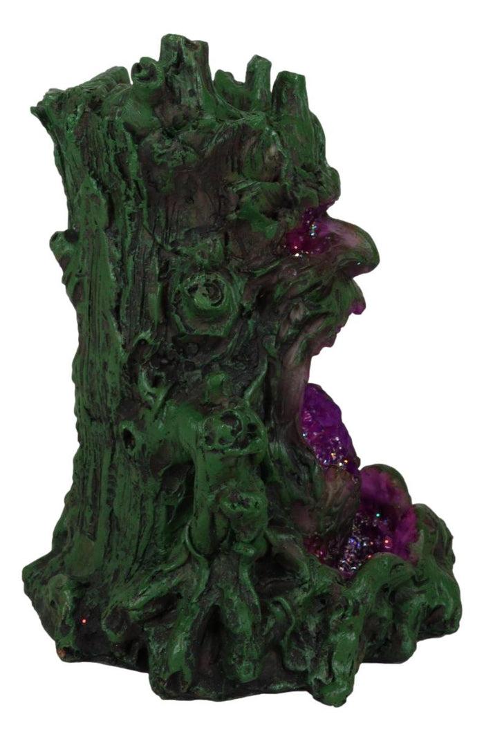 Dendritic Greenman Tree Man Ent Backflow Incense Burner With LED Light Figurine