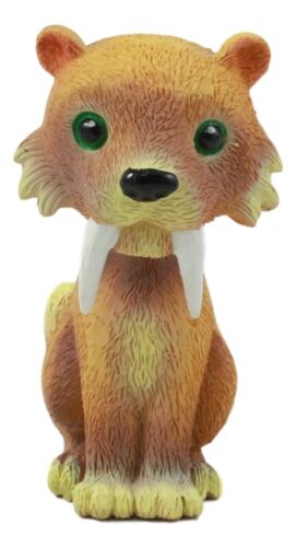 "Diego" Cute Mini Sabre Tooth Tiger Cub Figurine 3.25"H Prehistoric Predator "Diego" Cute Mini Sabre Tooth Tiger Cub Figurine 3.25"H Prehistoric Predator