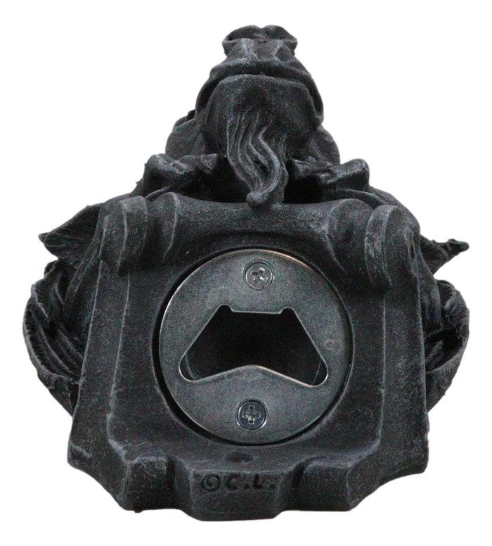 Divine Horned Sabbatic Goat Idol Samael Lilith Baphomet Wall Beer Bottle Opener