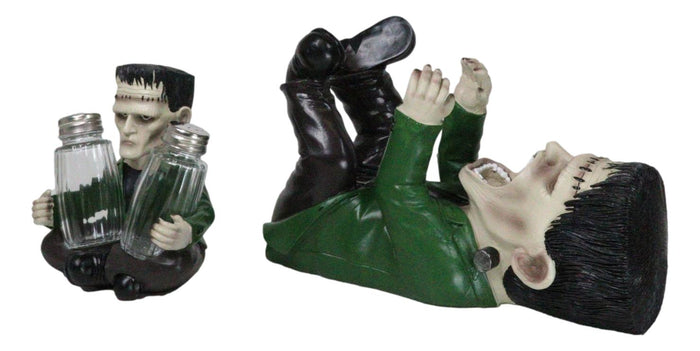 Dr Victor Frankenstein Wine Holder And Salt Pepper Shakers Holder Figurine Set