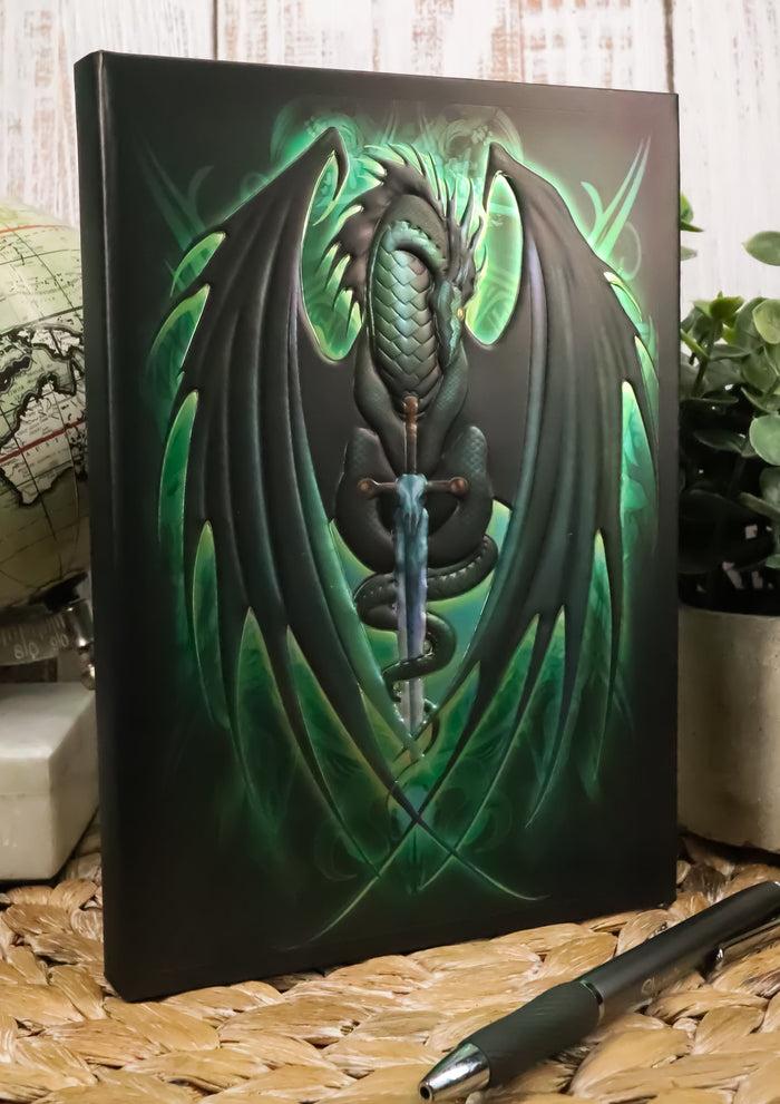 Dragon's Lair Fantasy Skull Blade Dragon Embossed Journal Diary Blank Notebook