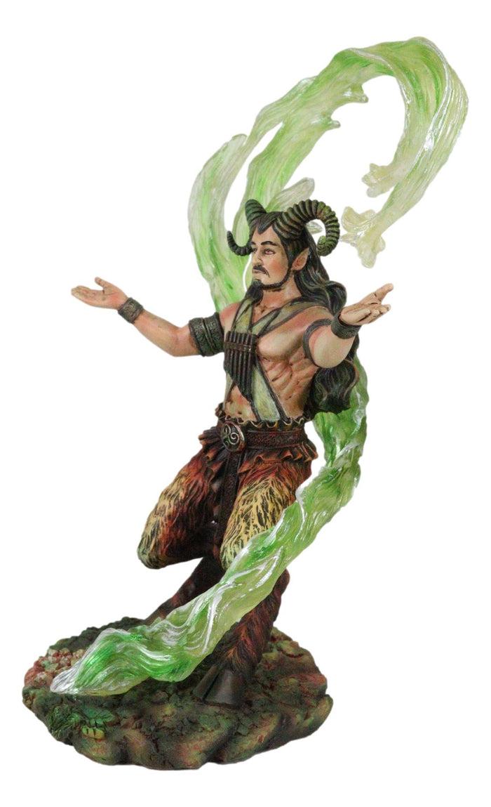 Earth Elemental Bender Wizard Sorcerer Satyr Pan Faunus Summoning Magic Statue