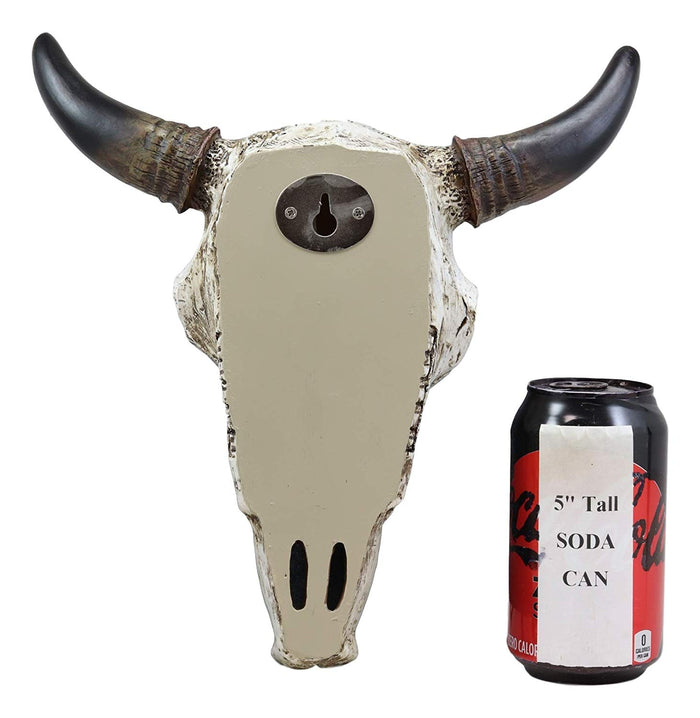 Ebros 10.75" High Western Southwest Steer Bison Buffalo Bull Cow Horned Skull Head With Two Crossed Arrows And Geometric Pyramids Design Wall Mount Decor
