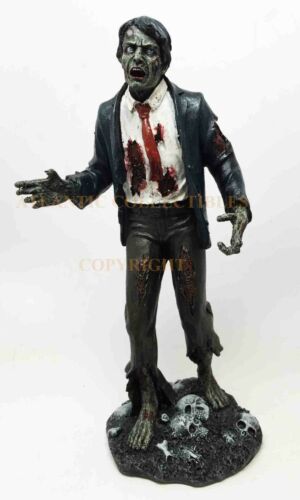 Ebros 10 Inch Zombie Man With Torn Clothes Resin Statue Figurine