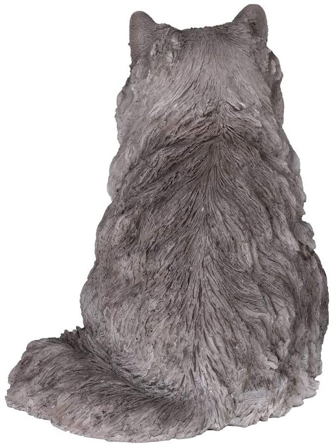Ebros 12"H Realistic Animal Persian Cat Kitten Collectible Home Decor Figurine