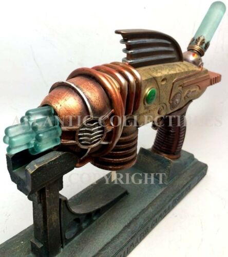 Ebros 12 Inch Steampunk Themed Hand Gun With Stand Statue Figurine