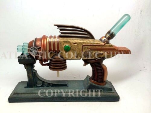 Ebros 12 Inch Steampunk Themed Hand Gun With Stand Statue Figurine