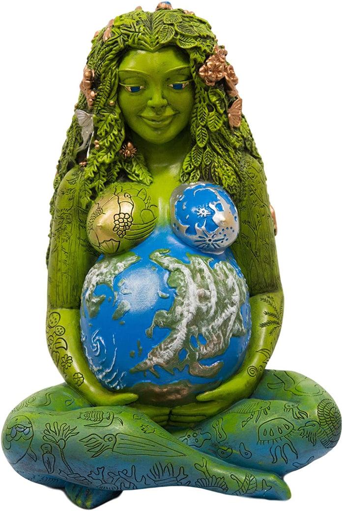 Ebros 24" Tall Millennial Gaia Mother Earth Goddess Statue By Oberon Zell (XL)