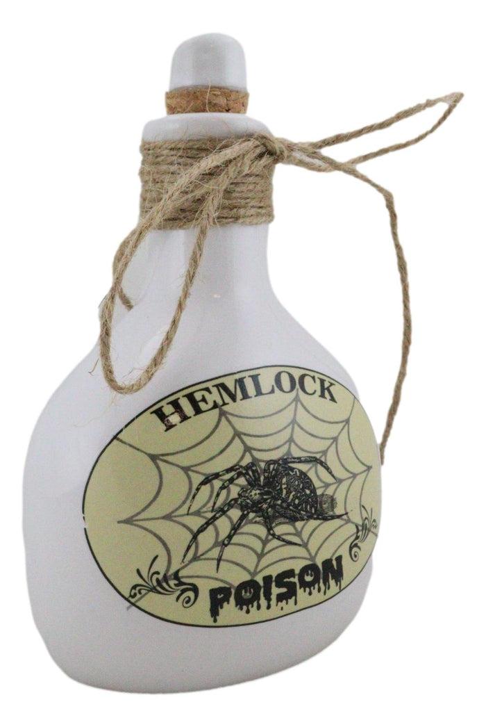 Ebros 5.5"H Ceramic Mad Doctor Small Display Container With Cork Lid (Hemlock Spider)