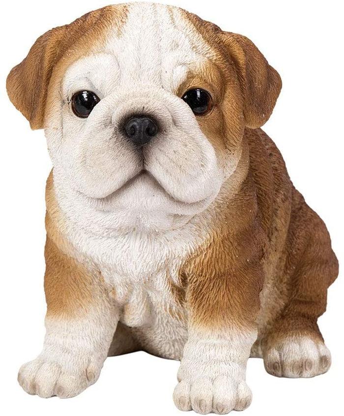 Ebros 5"H Realistic Animal Bulldog Puppy Collectible Home Decor Figurine Ebros 5"H Realistic Animal Bulldog Puppy Collectible Home Decor Figurine