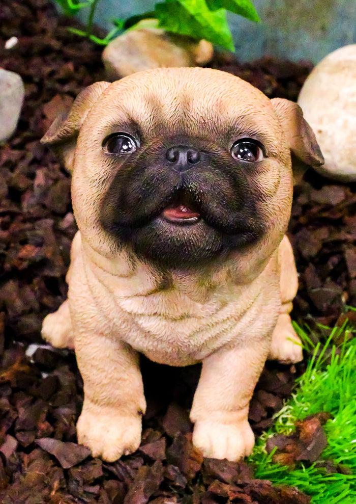 Ebros Adorable Begging Face Fawn Pug Puppy Dog Figurine Pet Pal Pugsy Ebros Adorable Begging Face Fawn Pug Puppy Dog Figurine Pet Pal Pugsy