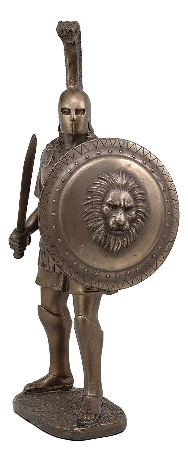 Ebros Alexander The Great With Shield And Sword Statue King Emperor Conqueror Of Greek Macedonia Founder Of Hellenistic World Historical Home Decor Figurine