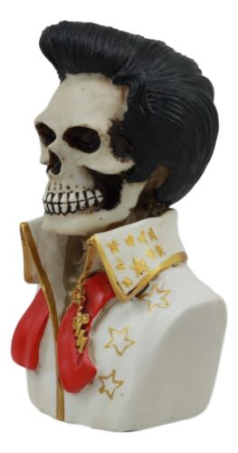 Ebros Aloha From Hawaii Mini Skeleton Skull King Of Rock Collector Figurine