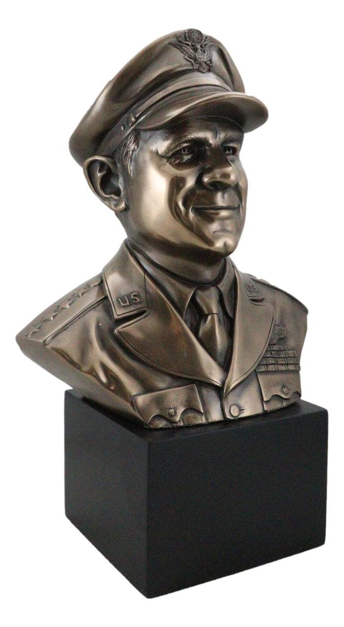 Ebros American Aviation Pioneer Jimmy Doolittle Military Airman Pilot Bust 9"H