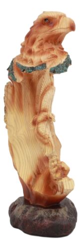 Ebros American Pride Bald Eagle Bust Statue 9"H Eagle Soaring Over Rocky Cliffs
