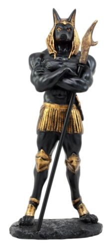 Ebros Ancient Egyptian God Anubis Figurine 11" Tall Jackal God Mummification