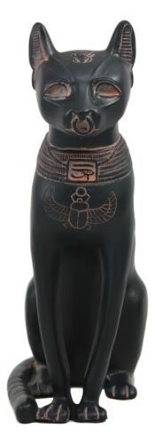 Ebros Ancient Egyptian Goddess Bastet Statue In Rustic Clay Finish Figurine