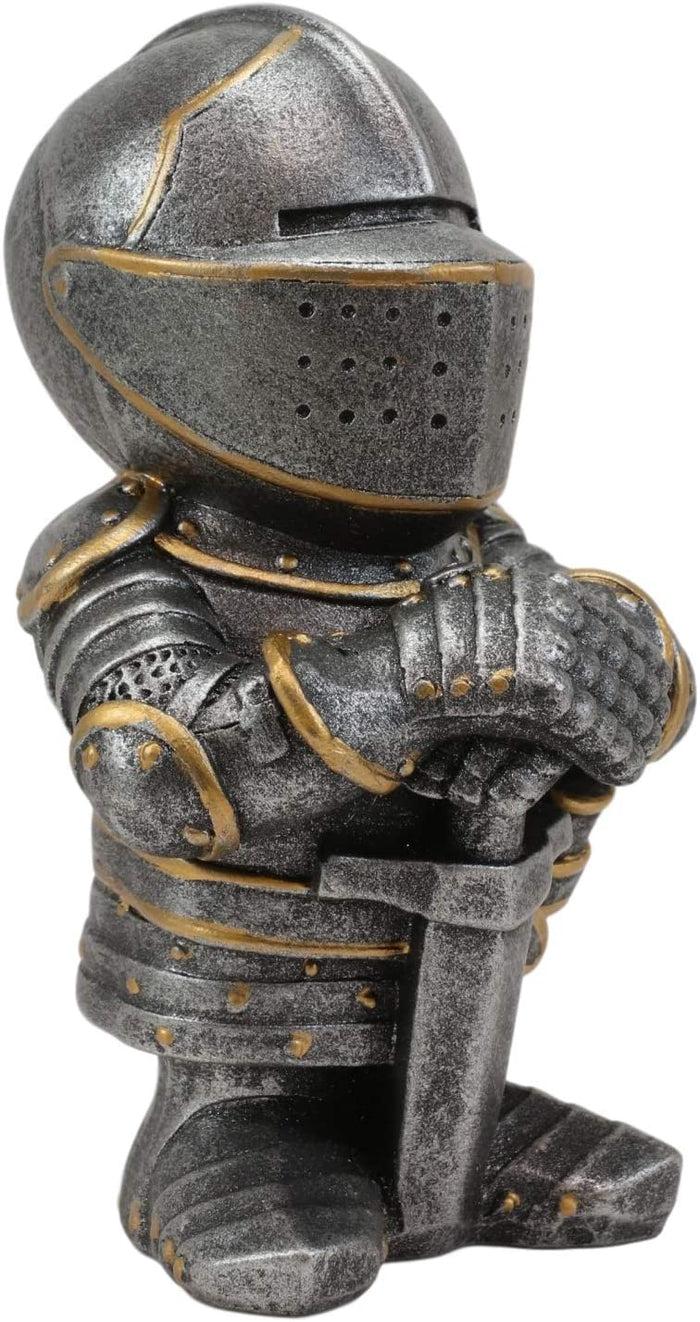Ebros Anime Chibi Medieval Knight Of The Cross Templar Crusader Figurine 4.5" H