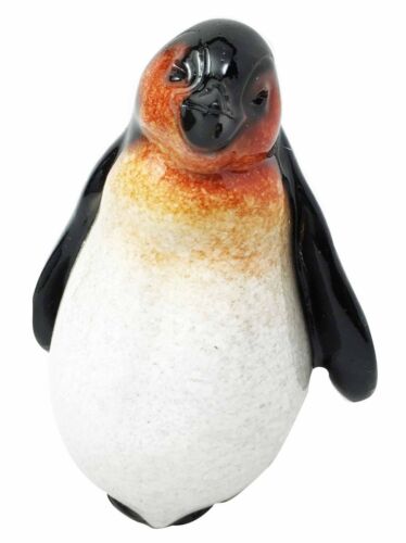 Ebros Antarctica Ice Habitat Cute Emperor Penguin Chick Dancing Mini Figurine