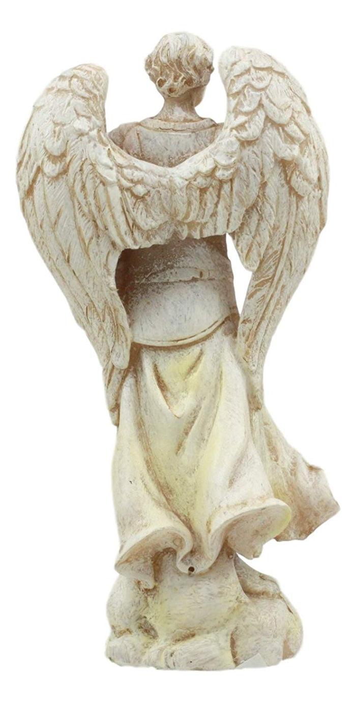 Ebros Archangel Holy Saint Barachiel Statue 5"Tall Provision And Blessings Of God