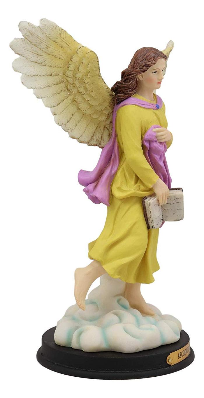 Ebros Archangel Saint Jofiel Jophiel Statue 10" H Figurine With Brass Name Plate