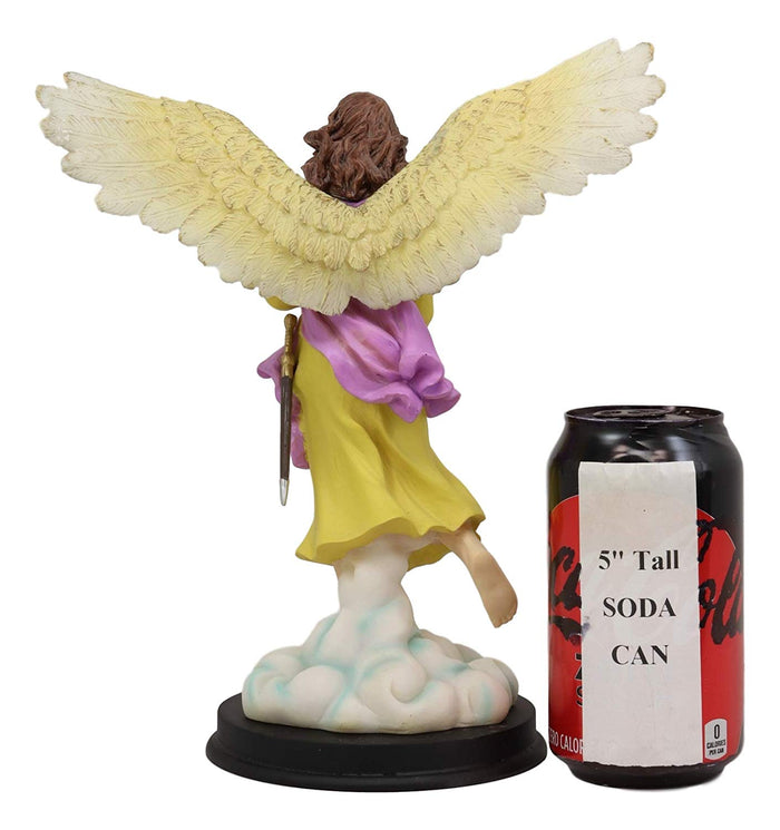 Ebros Archangel Saint Jofiel Jophiel Statue 10" H Figurine With Brass Name Plate