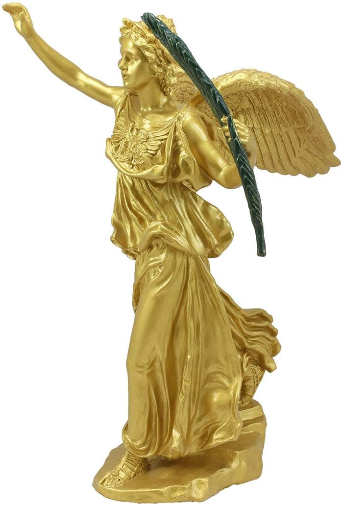 Ebros Augustus Saint Gaudens Rendition Of Allegorical Winged Victory Statue 12"H