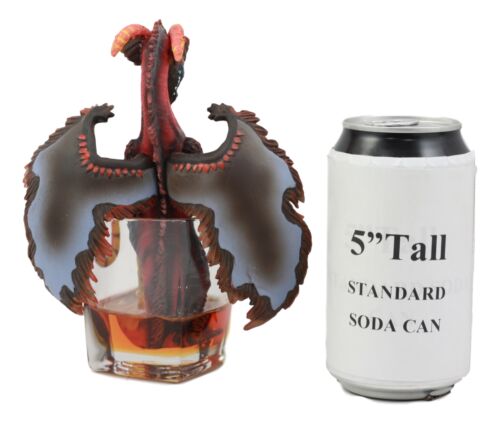 Ebros Beverage Drunken Spirit Dragon 7.75" Tall Fantasy Figurine (Rum Dragon)
