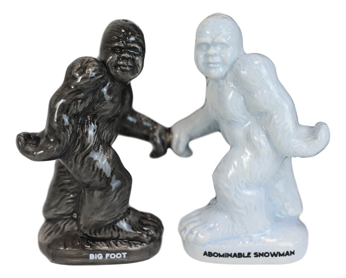 Ebros Big Foot Ceramic Salt And Pepper Shakers Set
