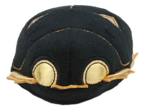 Ebros Black & Gold Egyptian God Atum Khepera Scarab Beetle Small Soft Plush Doll
