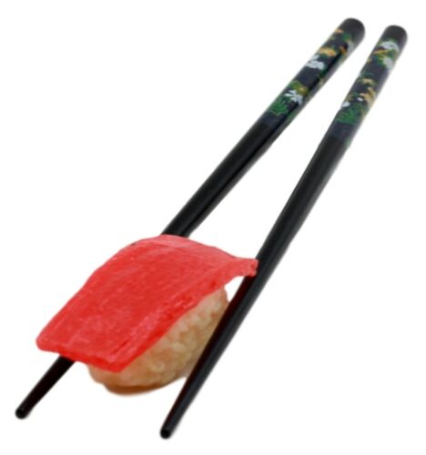 Ebros Black Lacquered Japanese Sakura & Floral Blossoms Set Of 5 Chopsticks Set Asian