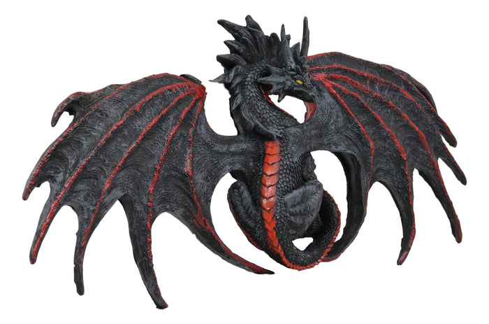 Ebros Black Widow Blood Dragon Wall Decor Sculpture By Ruth Thompson Dragonblade