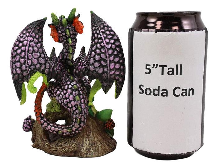 Ebros BlackBerry Garden Dragon By Stanley Morrison Home Decor Statue