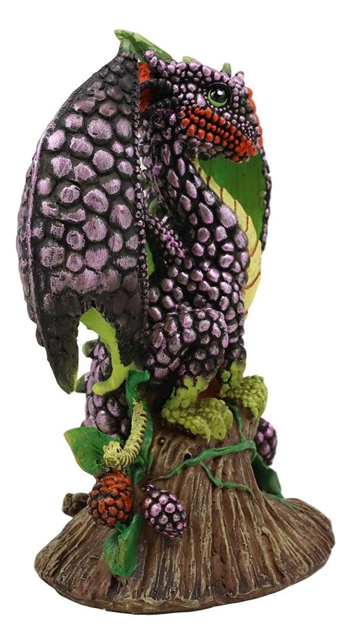 Ebros BlackBerry Garden Dragon By Stanley Morrison Home Decor Statue