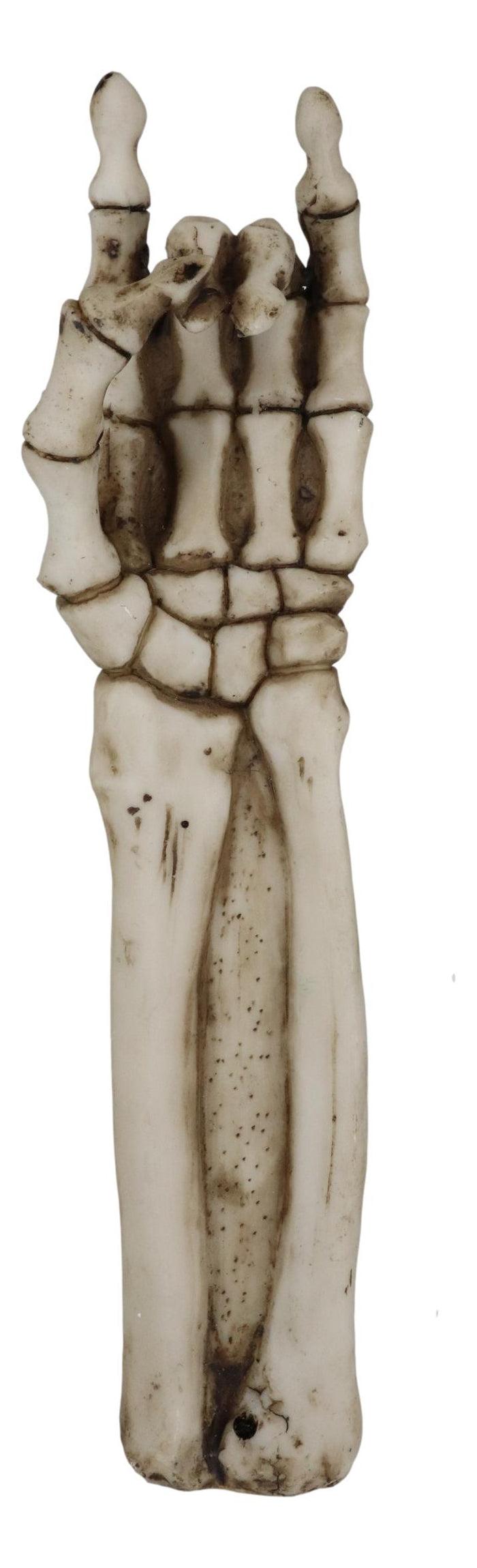 Ebros Bone Chilling Skeleton Arm And Hand Incense Stick Holder Display Stand Figurine