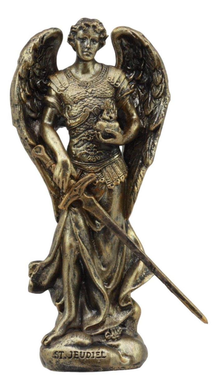 Ebros Bronzed Byzantine Orthodox Catholic Church Seven Archangels Statue Set 4.75"Tall
