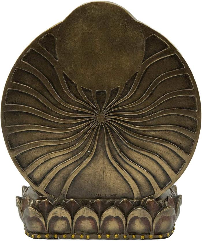Ebros Buddhism Arya White Tara Saraswati On Lotus Throne Painted Statue 10.25" H