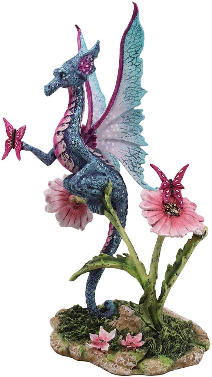 Ebros Butterfly Daydream Meadow Fairy Dragon Butterflies Figurine By Amy Brown
