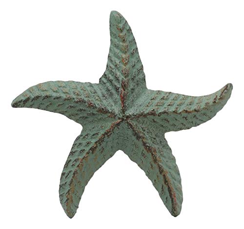 Ebros Cast Iron Sea Star Shell Starfish In Rustic Bronze Finish 3.75" Wide (3)