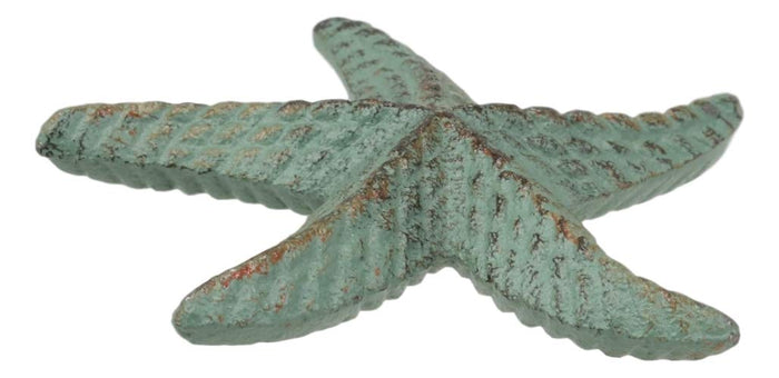 Ebros Cast Iron Sea Star Shell Starfish In Rustic Bronze Finish 3.75" Wide (6)