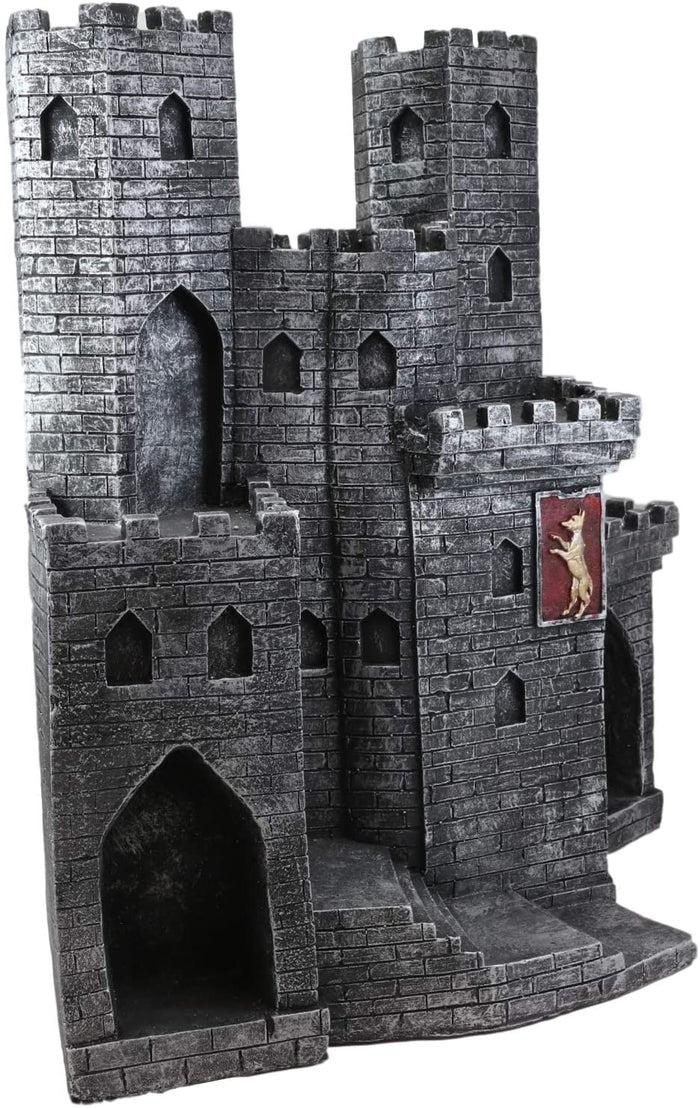 Ebros Castle Fortress Display Stand Figure For Miniature Knights (Display Only)