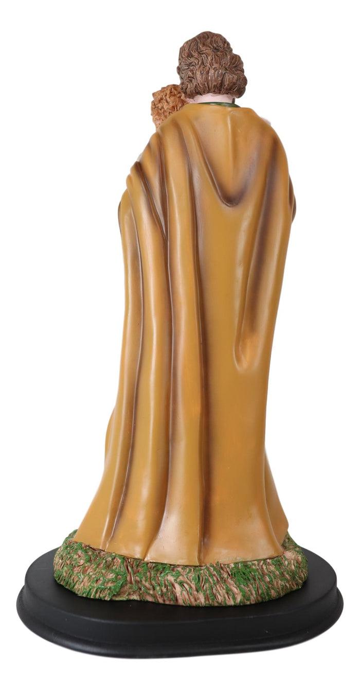 Ebros Catholic Divinity Saint Joseph Carrying Baby Jesus Figurine 12" Tall Sculpture