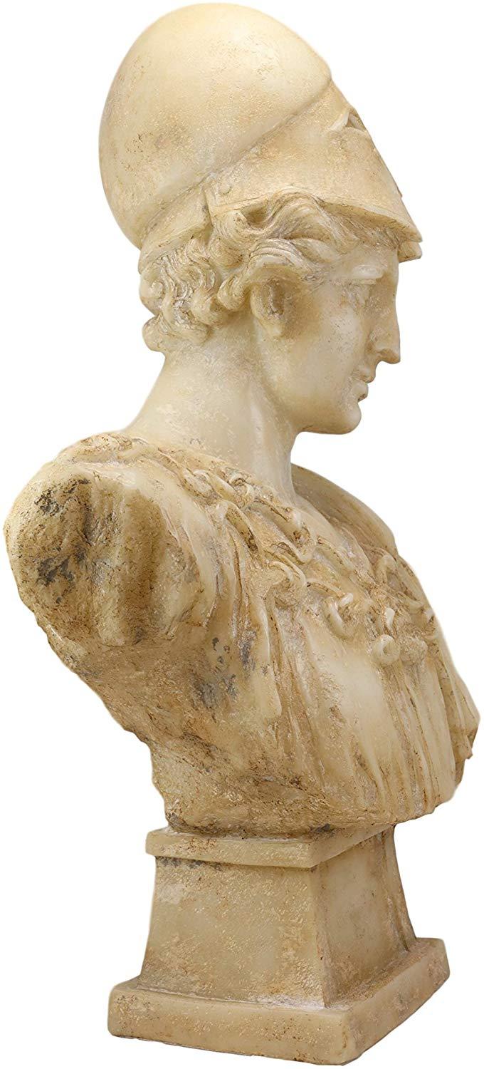 Ebros Classical Ancient Greek Goddess Athena Of Velletri Pallas Bust Statue 20"H