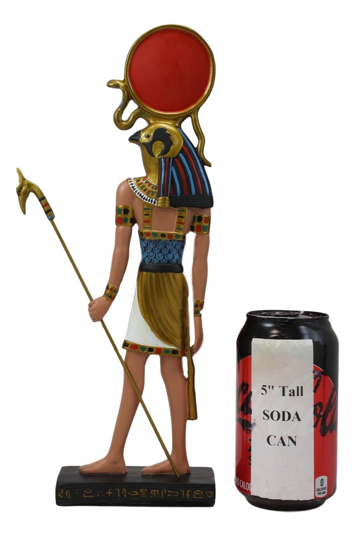 Ebros Classical Egyptian God Of The Sky And Sun Horus Ra With Uraeus Statue 12"H