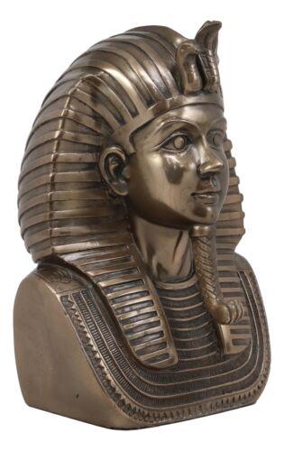 Ebros Cobra And Vulture Mask Of Pharaoh Egyptian King Tut Bust Model Statue