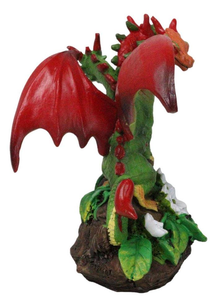 Ebros Colorful Garden Fruits And Berries Green Dragon Statue By Stanley Morrison