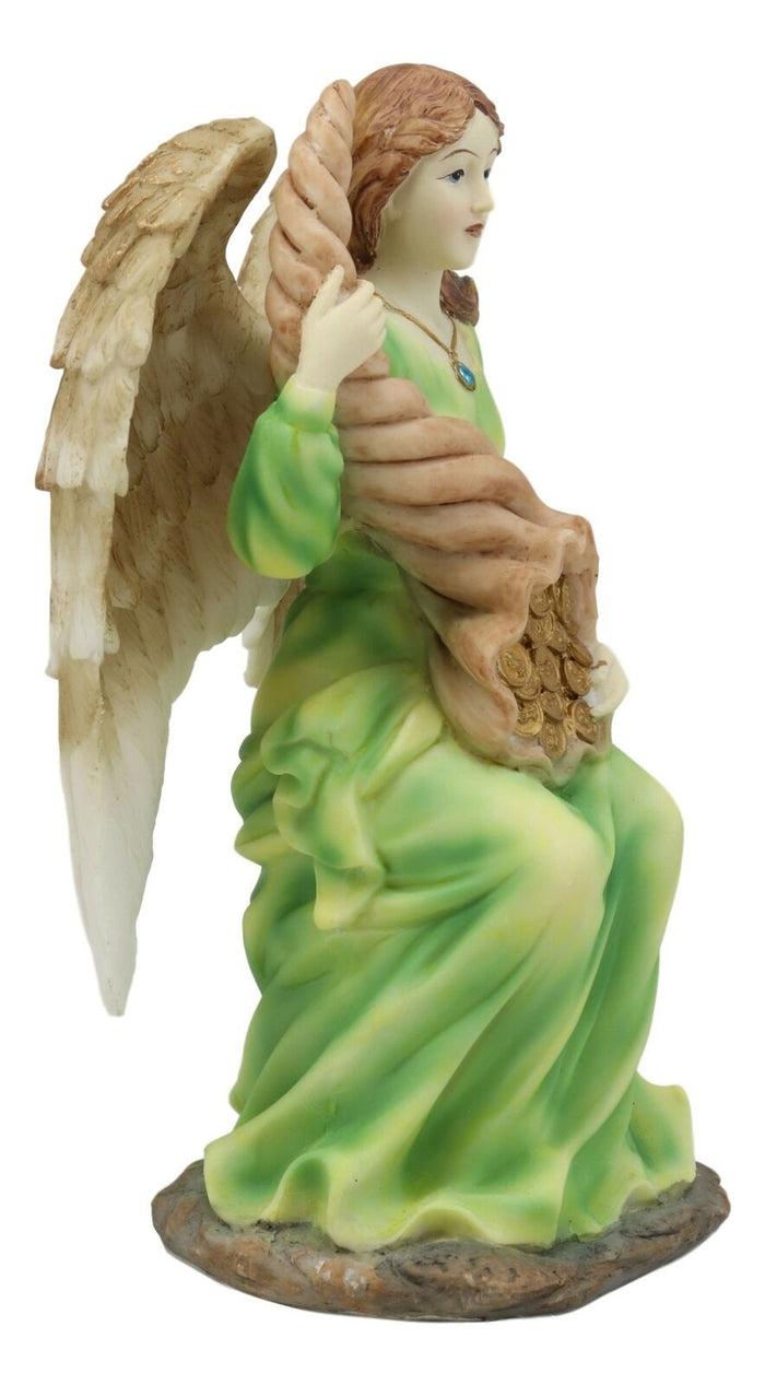 Ebros Colorful Sitting Roman Angel Of Abundance Prosperity Positive Energy Statue 7"H