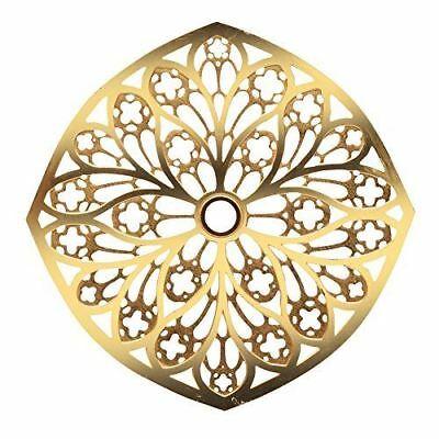 Ebros Copper Colored Tours Cathedral Rose Window Ornament Decoration